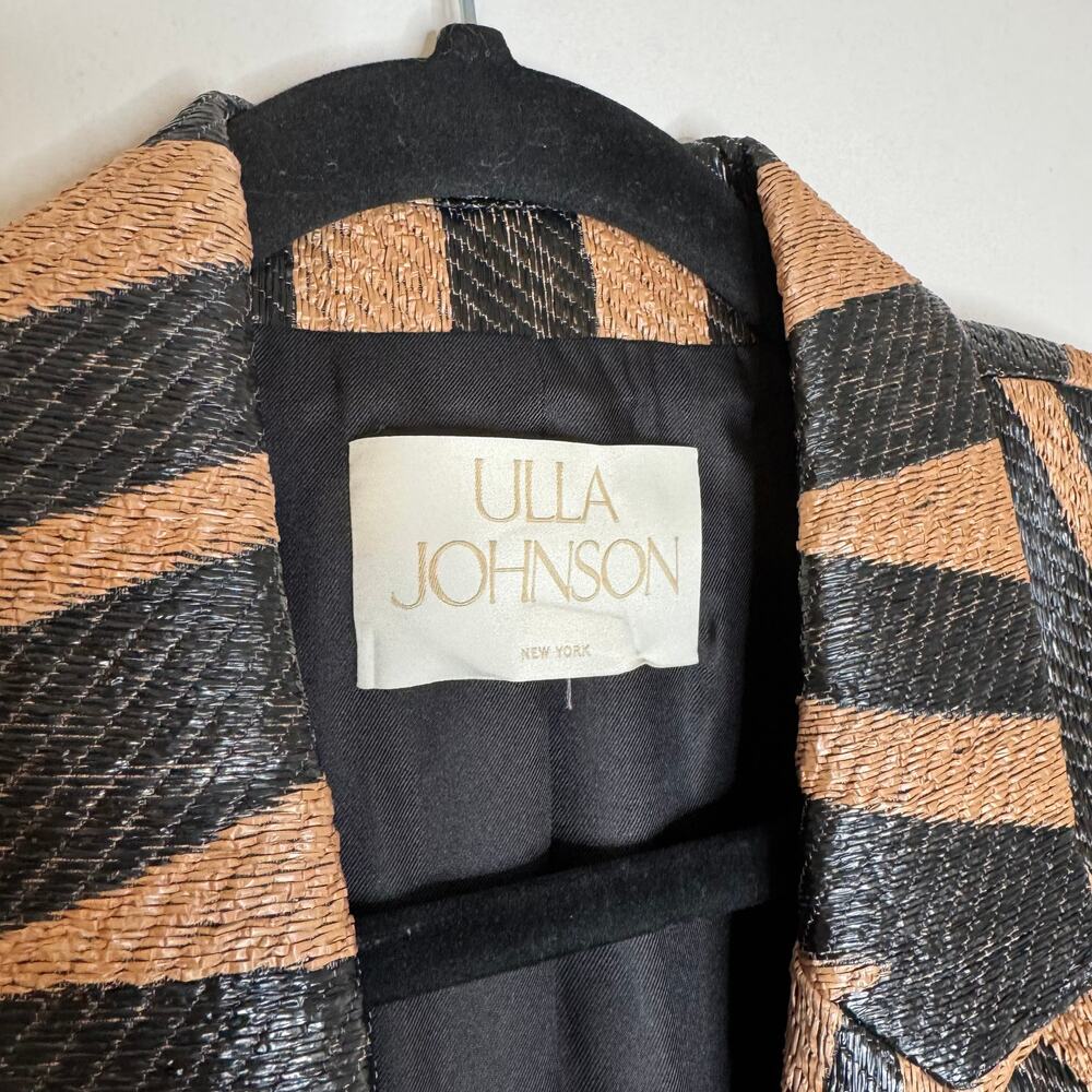 Ulla Johnson Priya Fringe Printed Blazer – Current Season – Medium - Picture 4 of 9